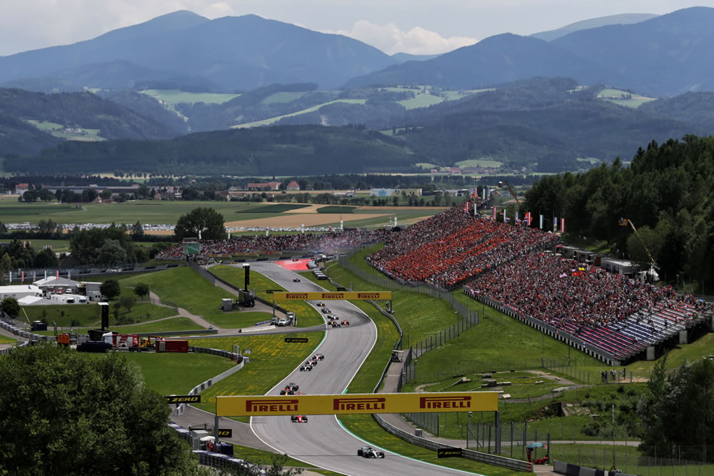 Formula 1 Austria track