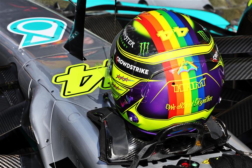 Lewis Hamilton helmet helmet