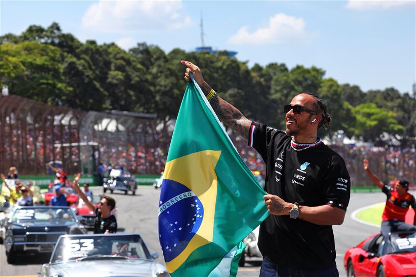 Brazil Flag with Lewis