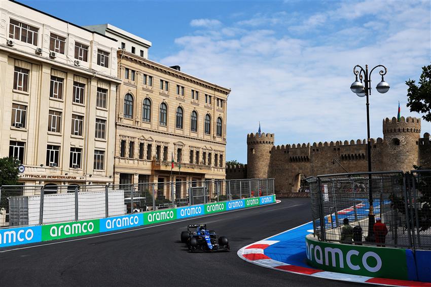Williams f1 team in Baku