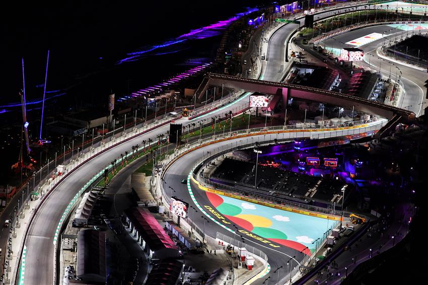 Saudi Arabian f1 night  race