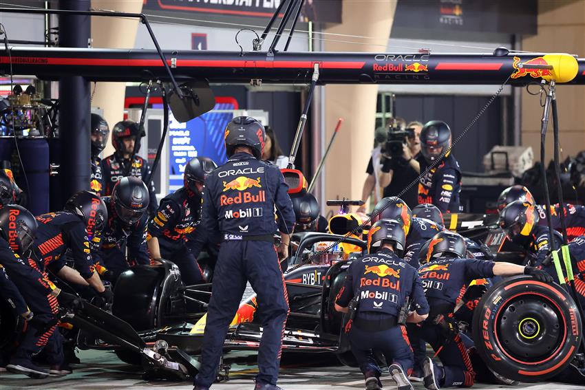 Red Bull Racing Paddock