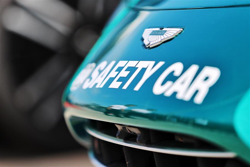 Aston Martin safety car